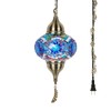 Yarra-Decor Turkish Moroccan Pendant Hanging Light with 15-Foot Cord -