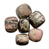 BellaMira Rhodonite Crystal, Single Polished Stone, Healing Crystal That Nurtures