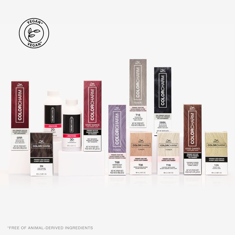 COLORCHARM Permanent Liquid Hair Color | 5NN Intense Light Brown