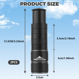 AMFUN Bike Stem Riser, Bike Stem Riser Handlebar,Aluminum Alloy Bike Handlebar Extension for Bicycle Cycling Mountain Bike MTB 28.6mm