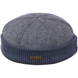 Sterkowski Navy Watch 100% Wool Beanie Docker Hat for Men and Women in All Sizes -