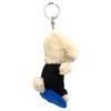 Niki Keychain, Golden Retriever/Surfing, 3.9 inches (10 cm), Kids, Braun,