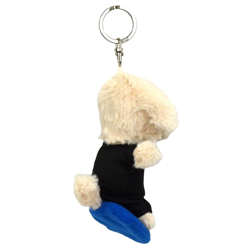 Niki Keychain, Golden Retriever/Surfing, 3.9 inches (10 cm), Kids, Braun,