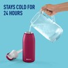 Brita Stainless Steel Water Filter Bottle, Ruby, 32 Ounce, 1