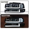 G-PLUS LED DRL Headlights Assembly, Fit For 1999 2000 2001