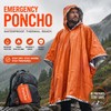 Emergency Rain Poncho for Outdoor Use – Waterproof Thermal Cover