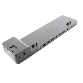 HP 2013 UltraSlim Docking Station D9Y19AV HSTNN-IX10 - with 65W AC Adapter 732252-001(Renewed)