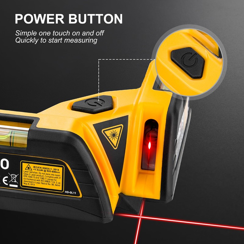 PREXISO Square Laser - 30Ft Flooring Laser Level, Tile Laser