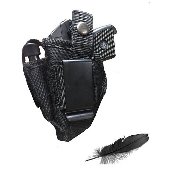 Feather Lite Fits Kel-Tec P-32, P-3AT, 380 Soft Nylon Inside or Outside The Pants Gun Holster.