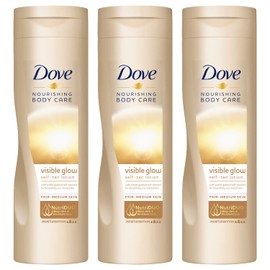 3x Dove Nourishing Body Care Self Tanning Lotion 250ml each Fair to Medium