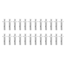 DTGN 1/4" x 1-1/4"(D x L) Hammer Drive Nail - 100Pack - Good for Concrete Drywall - Carbon Steel Drive Expansion Anchors - Silver