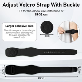Fefod Ellenbogenbandage Männer Damen, Epicondylitisspange, Einstellbare Tennisarm und Golferarm Bandage,Ellbogen Manschette für Sehnenentzündung,Arthritis,Lindert die Schmerzen bei Tennisarm Golferarm