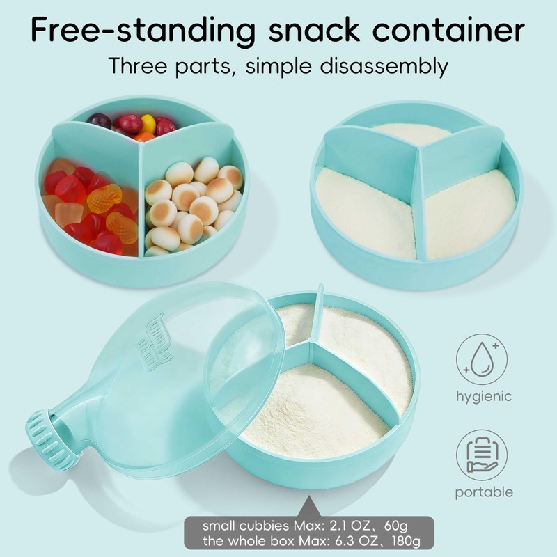 Baby Formula Dispenser Infant Milk Powder Container for Travel,Formula Dispenser