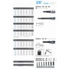 Koken 3/8 (9.5 mm) SQ. Hex Bit Socket (with Grip Ring), Total Length: 2.4 inches (62 mm), 0.2 inches (5 mm), 3015M.62-5