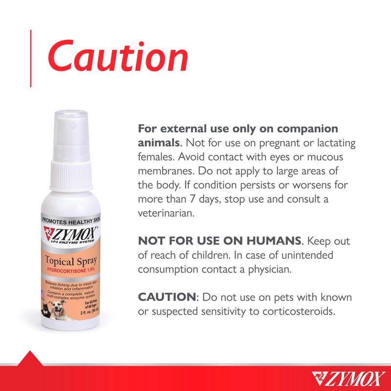 Zymox Topical Hot Spot Spray for Dogs and Cats with