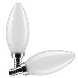 Satco 21823-4B11/LED/927/FR/120V/E12/2CD Decorative (S21823) Blunt Tip LED Light Bulb