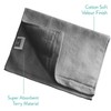 Creative Scents Toalla de algodón de Terciopelo, Juego de 4