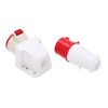 Industrial Plug Socket 380415V 32A 4Pin 3P+E IP44 Waterproof Surface