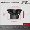 STINGER Audio 1,200 Watt MC Series Peak Power Car Subwoofer