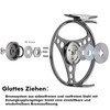 Goture Fly Reel Fly Fishing Reels Waterproof 2+1BB 3/4 5/6