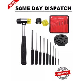 LFSEMINI Premium Gunsmithing Tools - 14pcs Removing Repair Set - Gun Block - Hammer