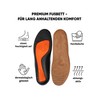 Bama Balance Comfort Unisex Footbed Insole Premium Footbed Brown 36
