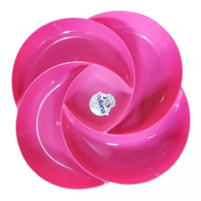 Yuliana Juego De 12 Platos Botaneros De 30cm Con 5