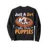 Just A Girl Who Loves Puppies Pugs For Girls For