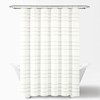Lush Decor Modern Galaxy Waffle Woven Cotton Shower Curtain Single