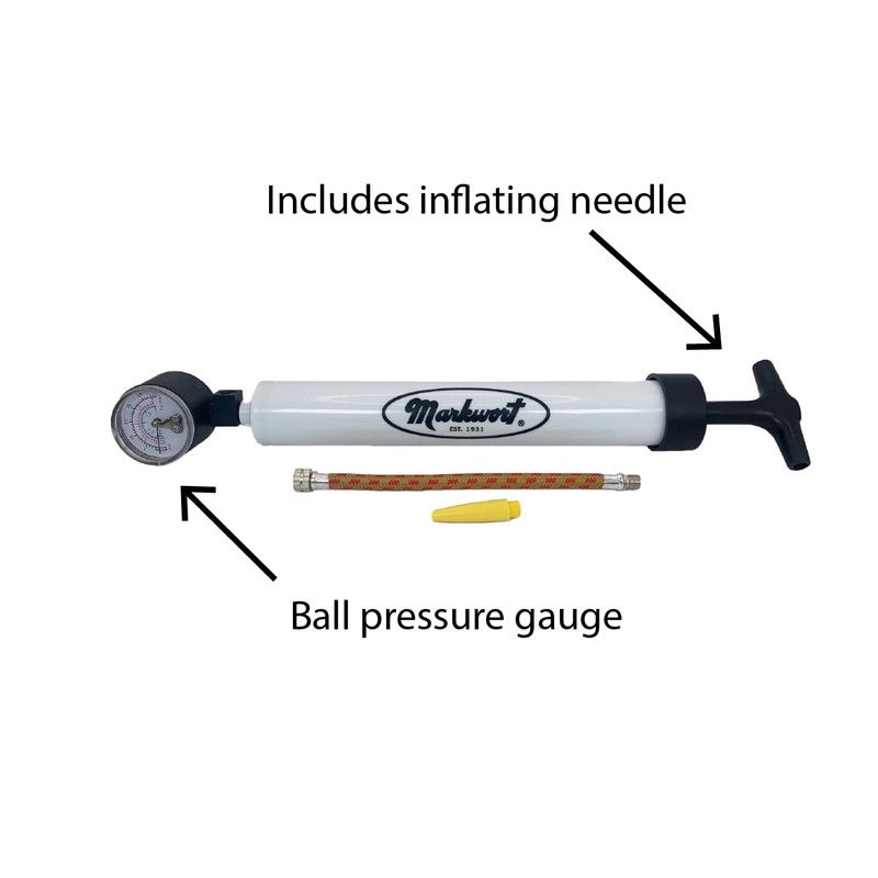 Markwort Multi-Purpose 11.5 inch Inflating Pump with Gauge