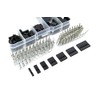 310pcs Pin Connector Housing and Crimps Set 2.54 Male Dupont