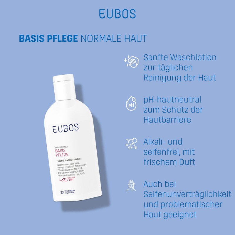 Eubos Flüssig rot mit frischem Duft. 200 ml [Badartikel]