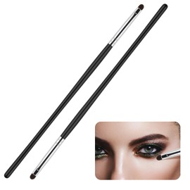 WLLHYF Eyeliner Smudge Brush 2 Pieces Professional Eye Makeup Brush Ultra Thin Eyebrow Brush Kit Soft Makeup Tool Eyeshadow Tight Liner Brush for Eyeshadow Gel Powder Cream