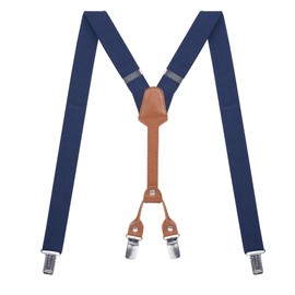 Tirantes para mujer – 2,5 cm de ancho – espalda en Y 4 clips delgados tirantes para mujer, Azul marino/flor y brillo, adult, adjustable