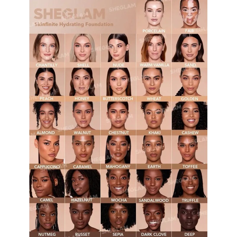 Crema Hidratante Sheglam Skinfinite Base Tono Chantilly