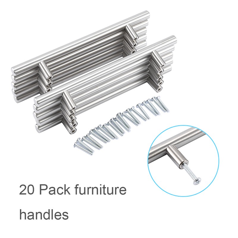 20Pcs/Pack 200mm Furniture T Bar Handle Pull Knob Kitchen Door