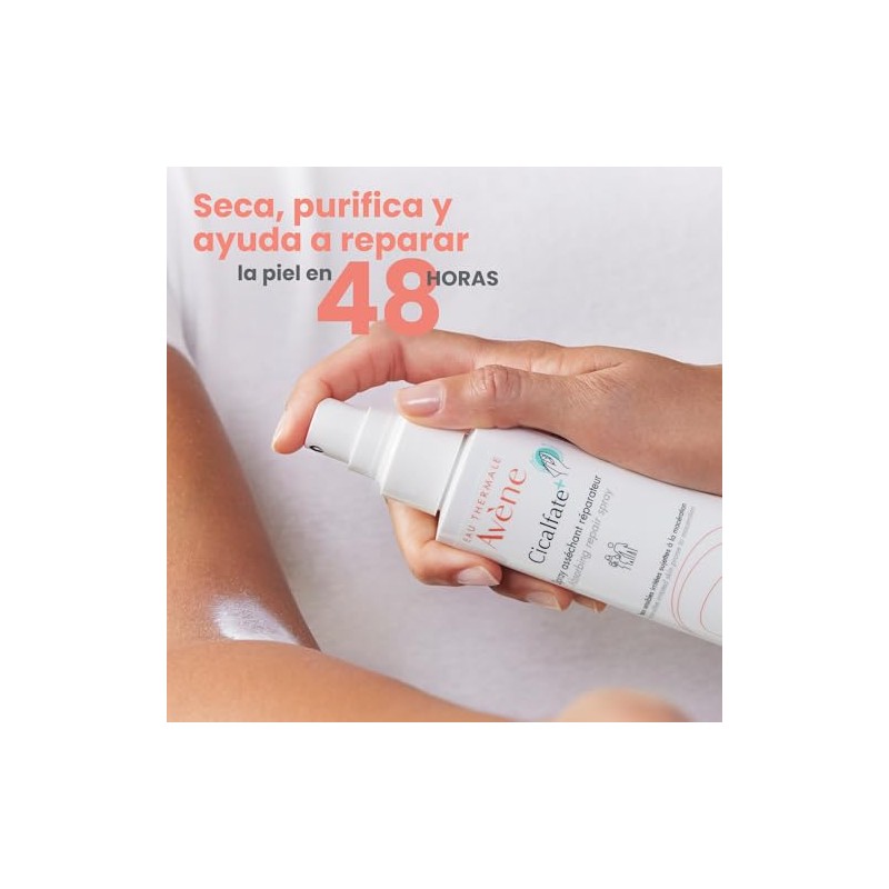 AVENE, Cicalfate+ Spray Secante Reparador, Para Piel Sensible, 100ml |