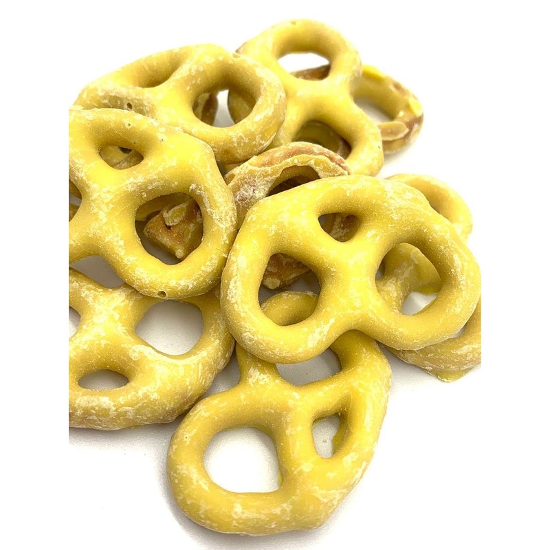 Lemon Yogurt Pretzels, Bulk (1 lb. Resealable Zip Lock Stand