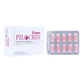 Pilocres Woman Suplemento Alimenticio 30 Capsulas