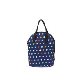 tone TC-30 Neck Cool Bag, Cold Storage Bag, POUCH Case, Cool, Ring, Storage, Heatstroke Prevention Goods, Neck Cooling, Cold Storage Case (Dot Navy)