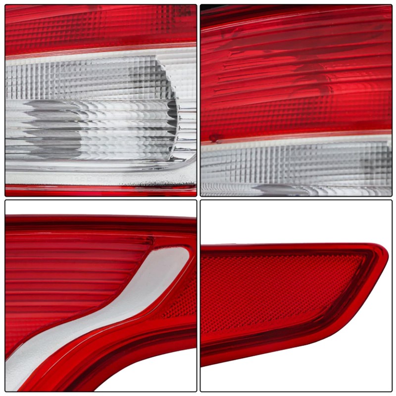 Julypanda Rear Bumper Taillight Assembly Compatible with 2013-2016 Ford Escape