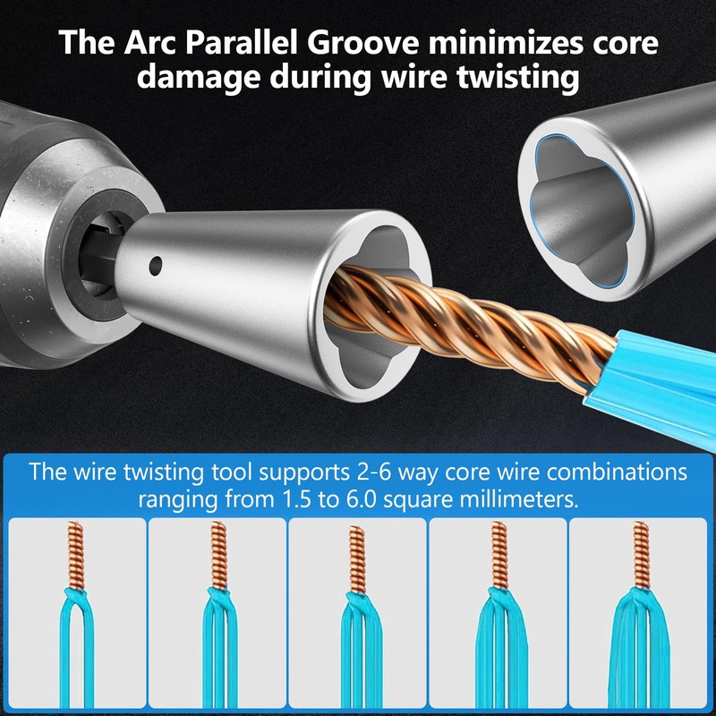 Wire Twister Tool for Drill, Drill Wire Twister, Wire Nut