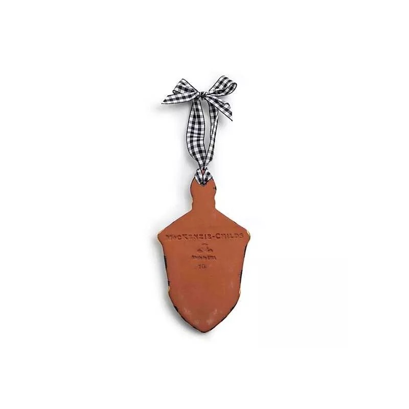 Brand New Mackenzie Childs Black & White Hanging Dreidel