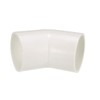 uxcell 40mm Slip 45 Degree PVC Pipe Fitting Elbow Coupling