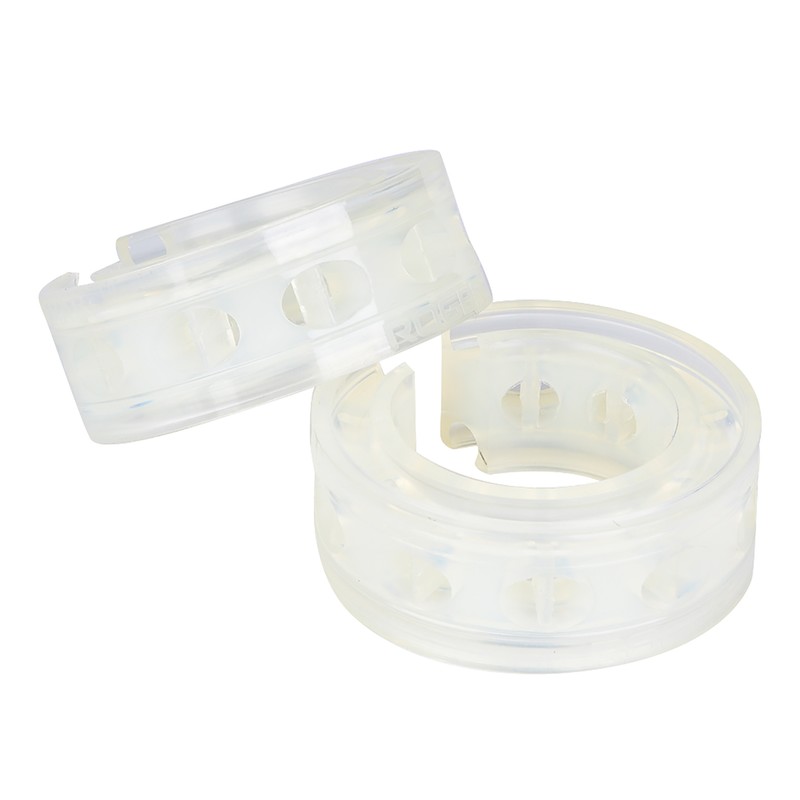 2pc Transparent Car Shock Absorber Buffer Spring Bumper Cushion Type