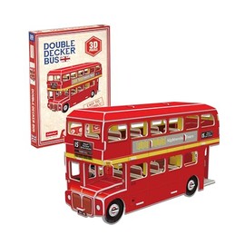 Cubic Fan London Bus Mini Model 3D Puzzle Paper Craft S3018h Kids