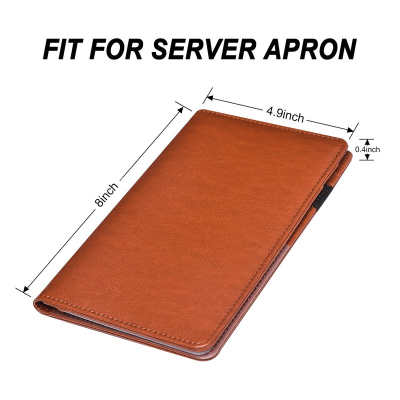 Server Books for Waitress - Leather Waiter Book Server Wallet