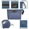 Yannabis Smell Proof Bag with Combination Lock, 11.8"x8.6" Durable Smell