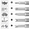 Lcyen 5-Piece Special Shaped Screwdriver Set, Triangle Screwdriver, 50 mm
