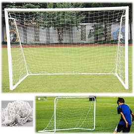 Goal Net, 3.5 m, Goal Net, Football Net, Durable Football Net, Replacement Football Goal Net for Goal Post Frame in Original Size 6X4/8X6/12X6/24X8Ft (24X8Ft)